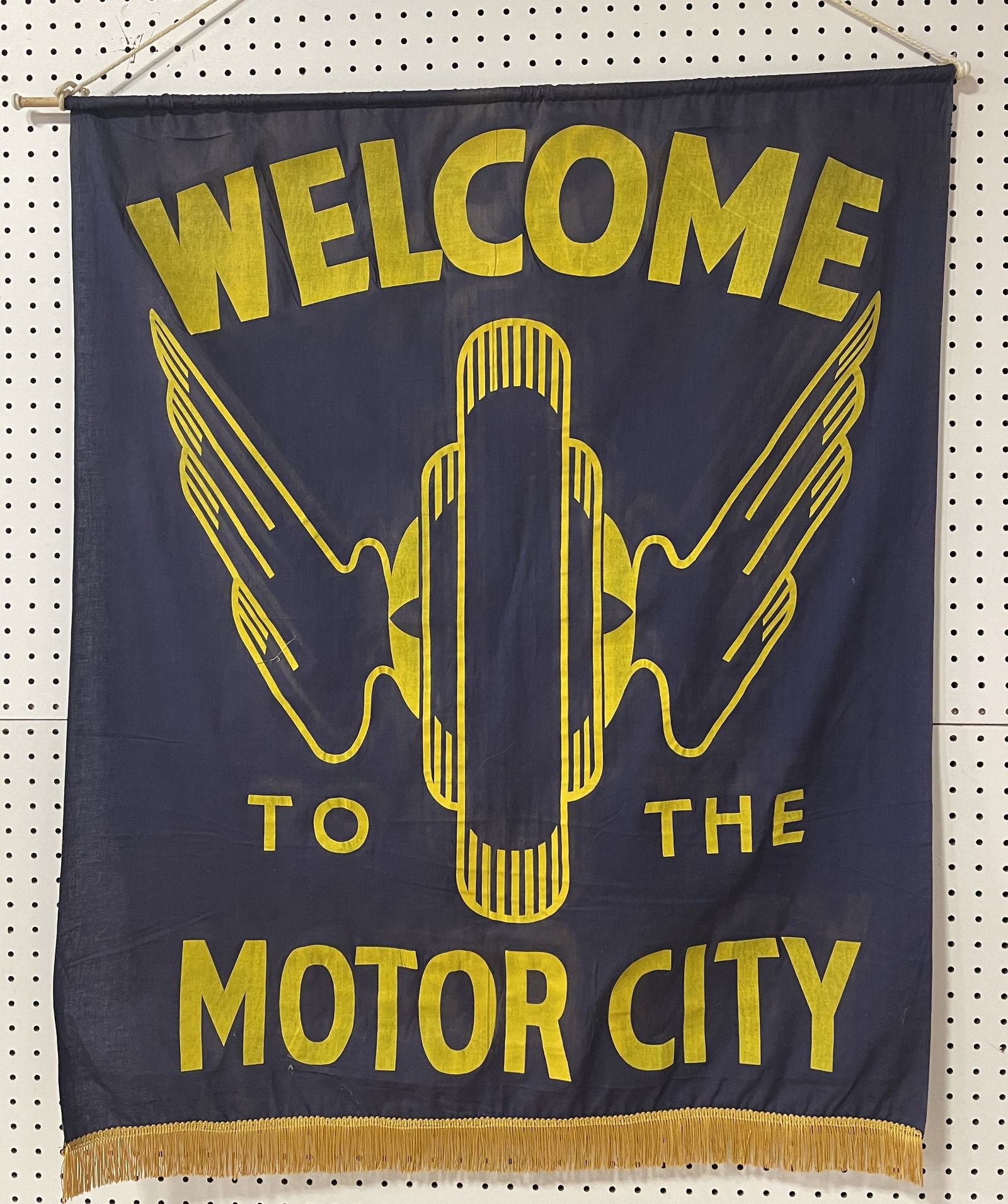 Welcome To The Motor City 1940s Detroit Michigan Banner (1 of 6)