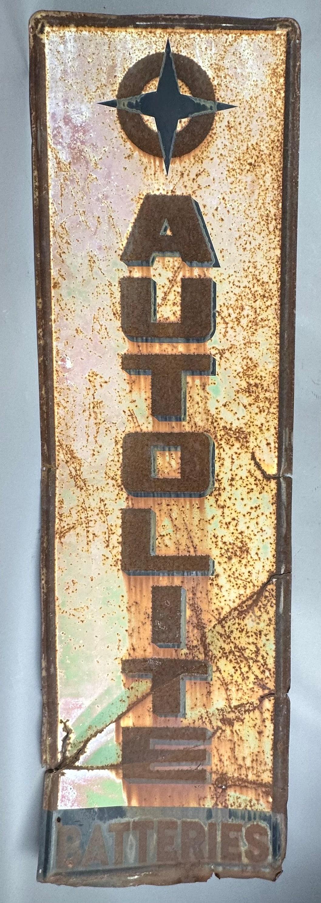 Autolite Batteries 5' Single Sided Metal Service Station Sign (1 of 8)