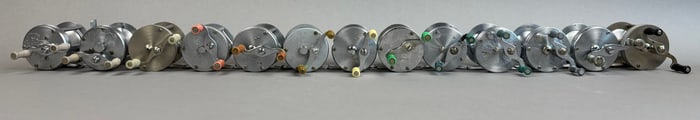 13 40s 50s JC Higgins Bait Casting Fishing Reels