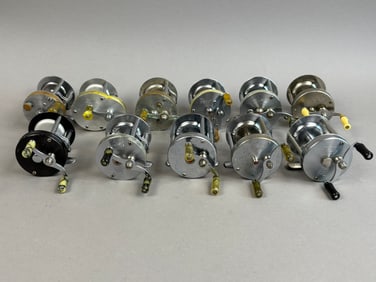 Lot 11 Antique Kalmazaoo Tackle Co Fishing Reels