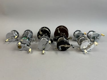10 40s 50s Ocean City Bait Cast Fishing Reels