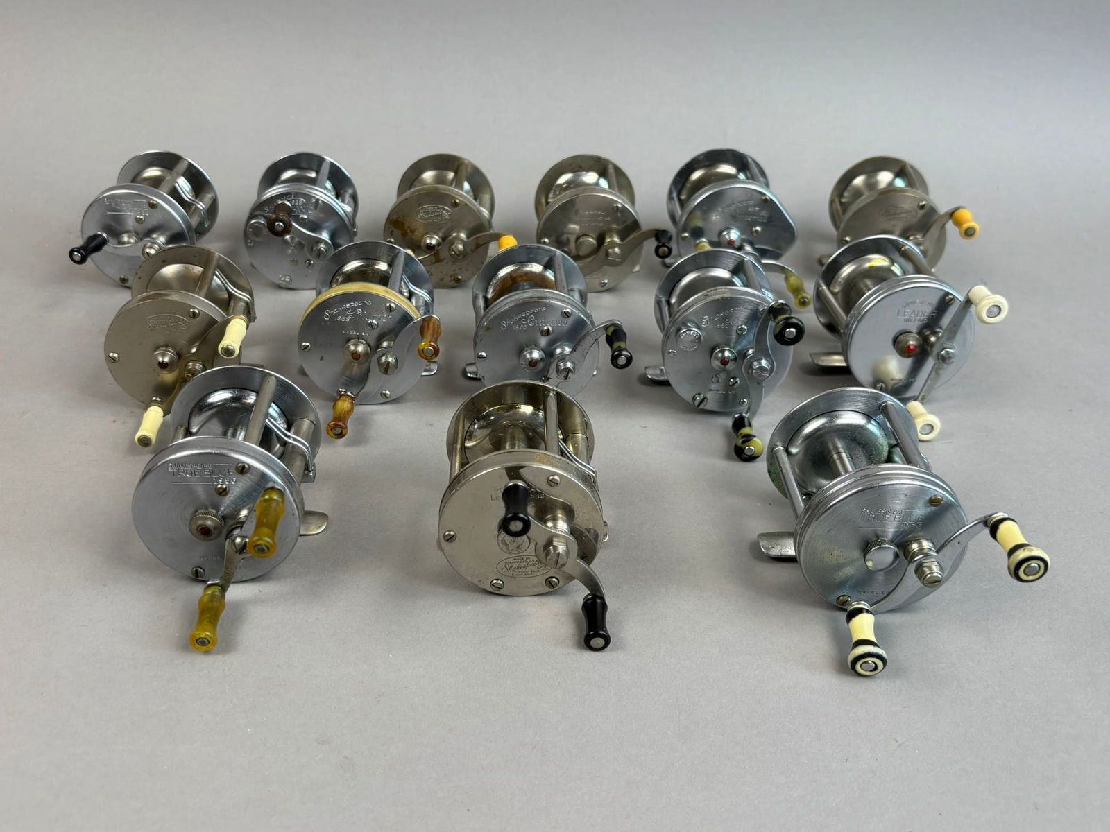 14 40s 50s Shakespeare Bait Cast Fishing Reels (1 of 10)