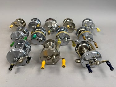 12 40s 50s Shakespeare Bait Casting Fishing Reels #2