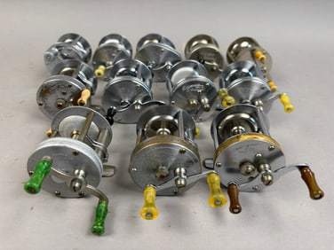 12 40s 50s Shakespeare Bait Casting Fishing Reels #3