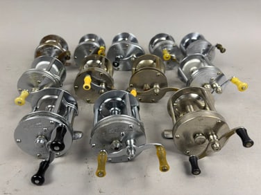12 40s 50s Shakespeare Bait Casting Fishing Reels