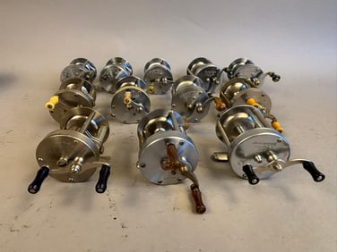 12 40s 50s Shakespeare Bait Casting Fishing Reels