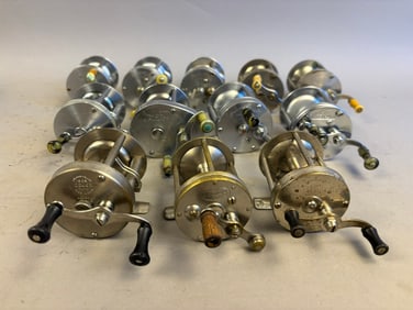 12 40s 50s Shakespeare Bait Casting Fishing Reels