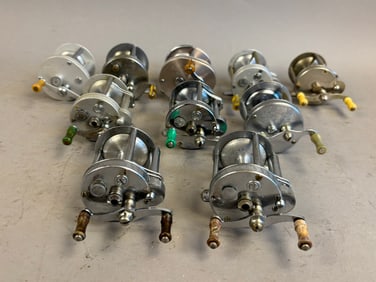 10 40s 50s Pflueger Bait Casting Fishing Reels