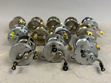 12 40s 50s Shakespeare Bait Casting Fishing Reels