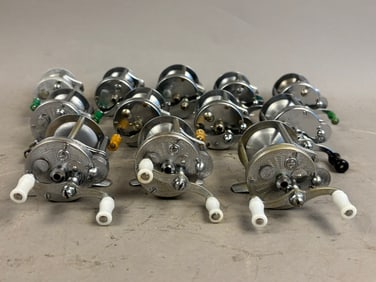 12 40s 50s Pflueger Bait Casting Fishing Reels
