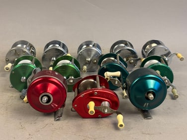 12 40s 50s Bronson Bait Casting Fishing Reels
