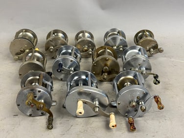 12 40s 50s Shakespeare Bait Casting Fishing Reels
