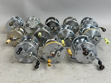 12 40s 50s Shakespeare Bait Casting Fishing Reels