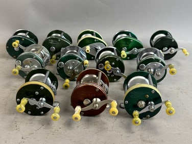 12 40s 50s Shakespeare Bait Casting Fishing Reels