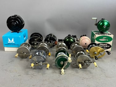 14 40s 50s Penn Pomada Johnson Casting Fishing Reels