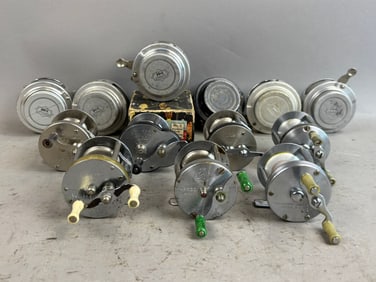 13 40s 50s Utica NY Bait Casting Fishing Reels