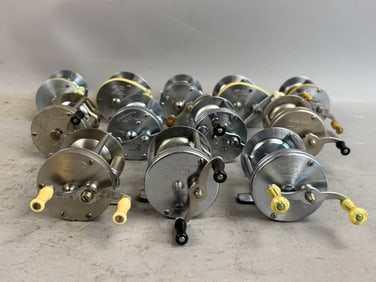 12 40s 50s Shakespeare Bait Casting Fishing Reels