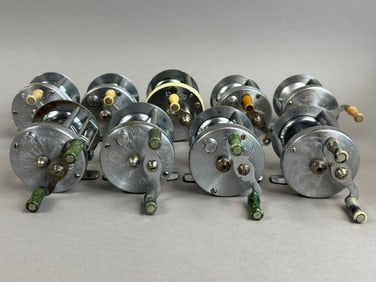11 40s 50s Decorative Engraved Casting Fishing Reels