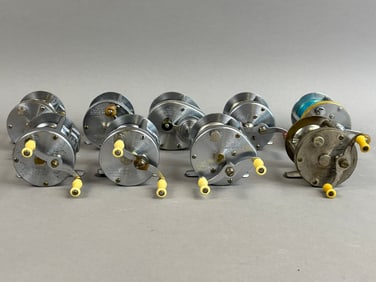 9 40s 50s South Bend Bait Casting Fishing Reels