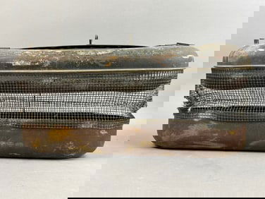 Antiqe Submarine Insert Galvanized Minnow Buckets