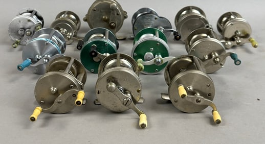 13 40s 50s Fernwood Heddon Kalzoo Fishing Reels