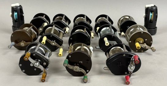 15 40s 50s Bait Casting Fishing Reels Made in USA