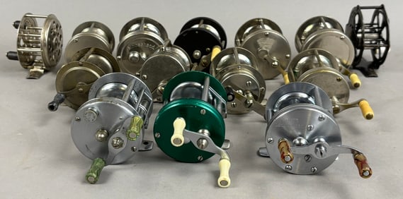 14 40s 50s Moosehead Hibbard Fishing Casting Reels