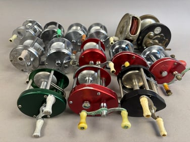 14 40s 50s JC Higgins Bait Casting Fishing Reels