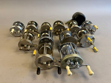13 40s 50s Biltwell Buhl Assorted Fishing Reels