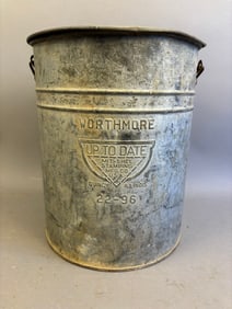 Antique Worthmore Galvanized Minnow Bucket Quincy