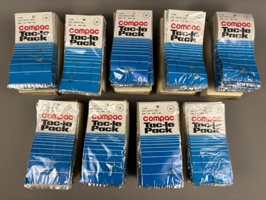9 NOS Compac Tackle Pack Fishing Hooks Tackle Boxes