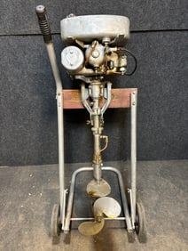 Antique Johnson J80 Outboard Boat Motor Engine