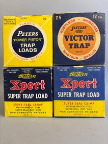 4 NOS Western Xpert Peters Victor 12 Ga Shell Box