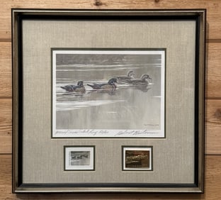 Robert Bateman Arksansas 1987 Duck Stamp Framed Print