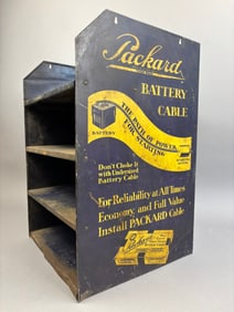 Early Packard Battery Cable Parts Store Display