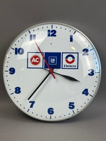 70s Era GM AC Delco Advertising Electric Clock