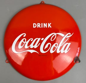 Original Dutch Coca Cola Coke Porcelain Button