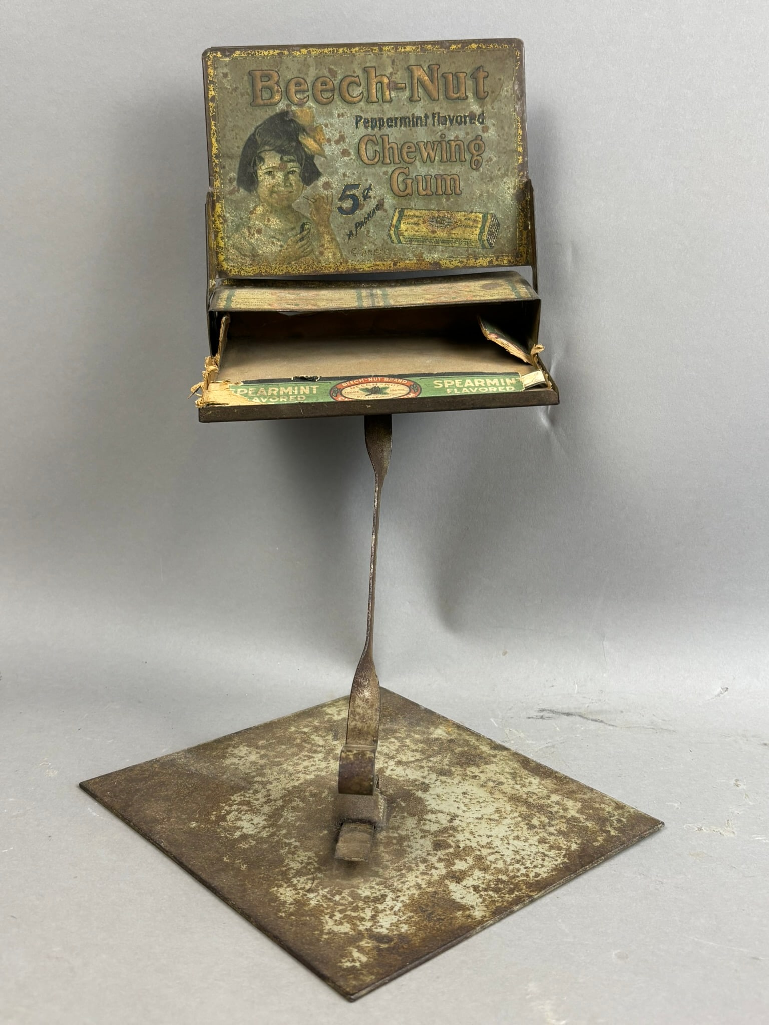 Beech Nut Spearmint Chewing Gum Store Display Stand (1 of 15)