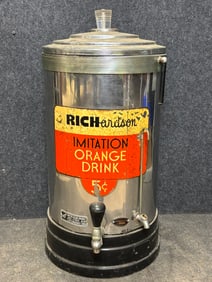 Antique Richardson Imitaion Orange Soda Dispenser