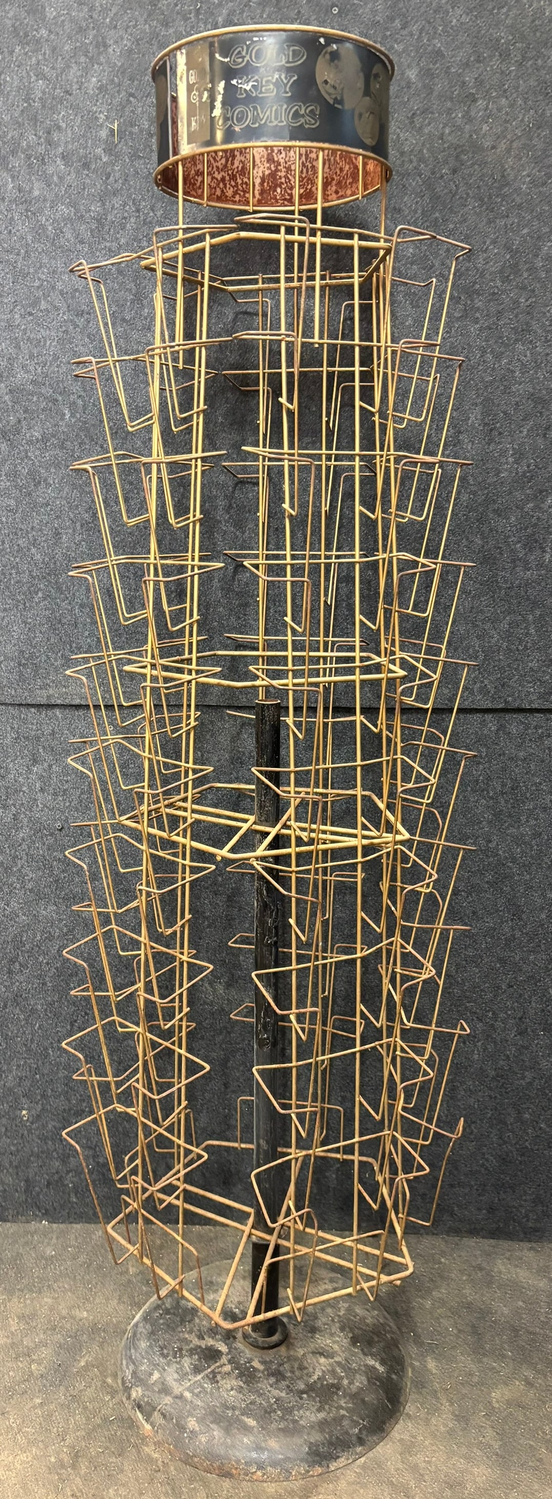 Vintage Gold Key Comic Book Store Metal Display (1 of 12)