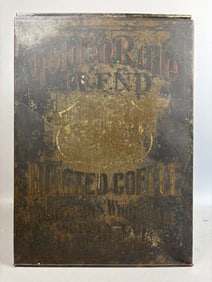 Antique Golden Rule Coffee Store Display Bin
