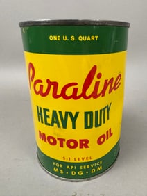 NOS Praline Motor Oil Quart Can Warden Oil Co
