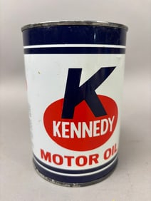 Kennedy Motor Oil Quart Advertising Metal Can