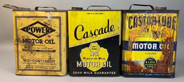 3 Power Castor Lube Cascade Motor Oil 2 Gallon Can