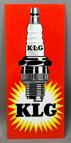 Original SST KLG Spark Plug Advertising Sign