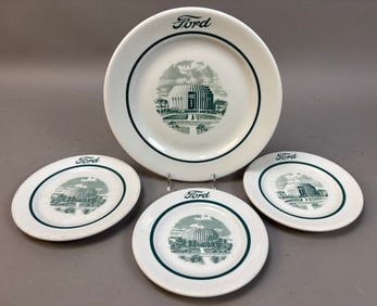 4 50s Ford Motor Company Rotunda Shenango Plates