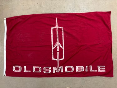 60s Oldsmobile Dealer Advertising Canvas Banner