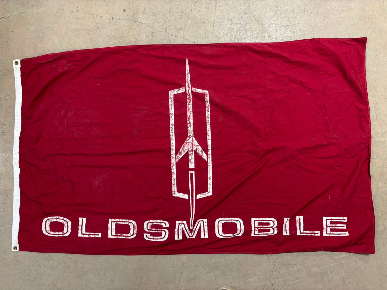60s Oldsmobile Dealer Advertising Canvas Banner (1 of 6)