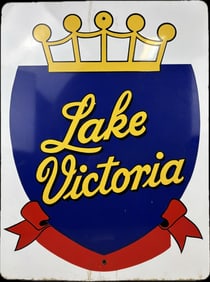Lake Victoria DSP 40s Porcelain Advertising Sign