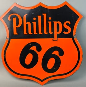 DSP Phillips 66 Gas Porcelain Advertising Sign